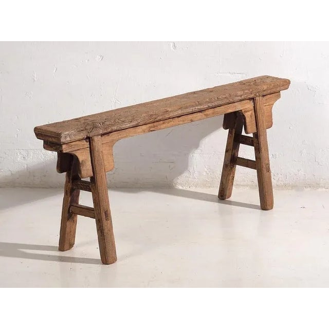 Antique Chinese Bench, 1870s For Sale - Image 11 of 11
