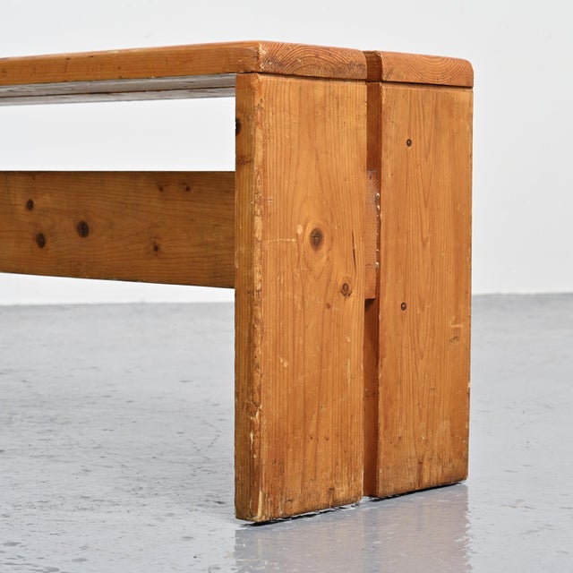 Pine Bench from Les Arcs, France, 1973 For Sale - Image 10 of 11