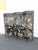 Asian Oriental Tall Six Panel Hand Painted Privacy Screen Room Divider 6439 For Sale - Image 17 of 18