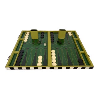 MacKenzie-Childs Cowhide Backgammon Set For Sale