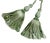 Contemporary Mint Green Double Tassel Tieback- a Pair For Sale - Image 4 of 5