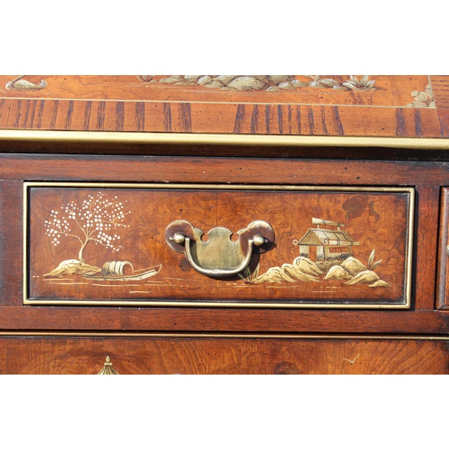 Hekman Chinoiserie Drop-Front Desk For Sale - Image 14 of 18