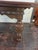 Antique 1920s Rustic Spanish Jacobean Extra Large Dining Table 9 Feet Open For Sale - Image 10 of 12