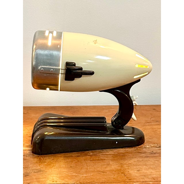 1950s Bauhaus Bakelite and Chrome-Plated Metal Lamp from Sollux Hanau, 1950s For Sale - Image 5 of 18