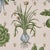 Contemporary Schumacher Green Grocer Wallpaper In Parchment For Sale - Image 3 of 5