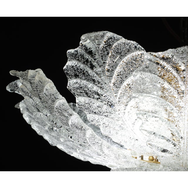 1970s Turin, Italian Murano Glass Ceiling Light or Flush Mount For Sale - Image 11 of 13