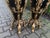 1990 Italian Baroque Black Gold Resin Pedestals 2pc-Pair For Sale - Image 14 of 18