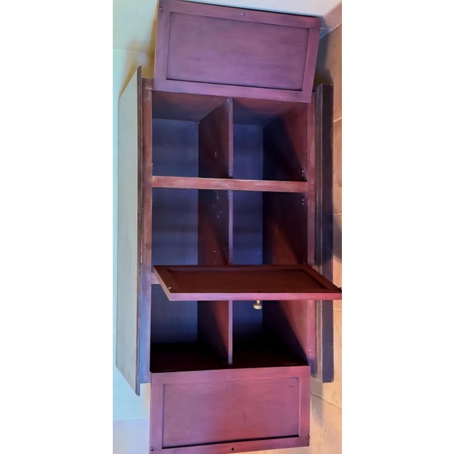 1980s The San Miguel: Hand-Stenciled Tuscan Rustic Credenza by Dupuis For Sale In Phoenix - Image 6 of 11