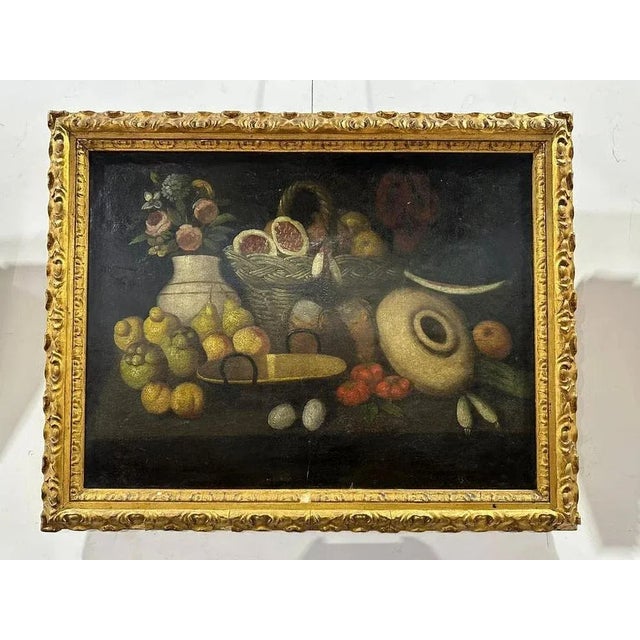 Spanish School Artist, Still Life, 17th Century, Oil on Canvas, Framed For Sale - Image 8 of 9