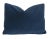 Beautiful Designer Page Turner Embroidered Blue Leaf Botanical Feather/Down Pillow For Sale In Los Angeles - Image 6 of 7