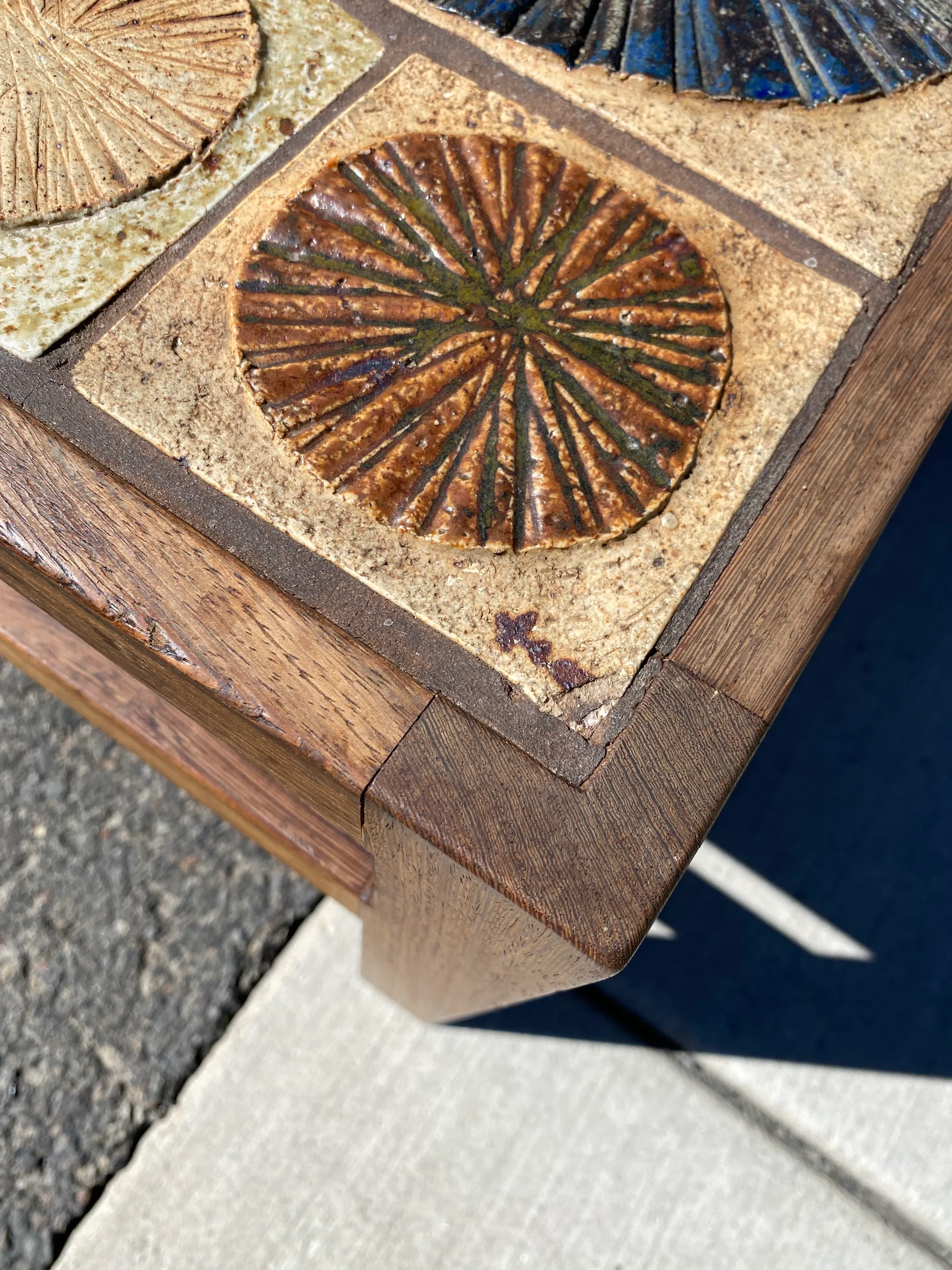 ジャグ tue poulsen 1970s Tue Poulsen Tile Top Coffee Table in Rosewood Case Frame