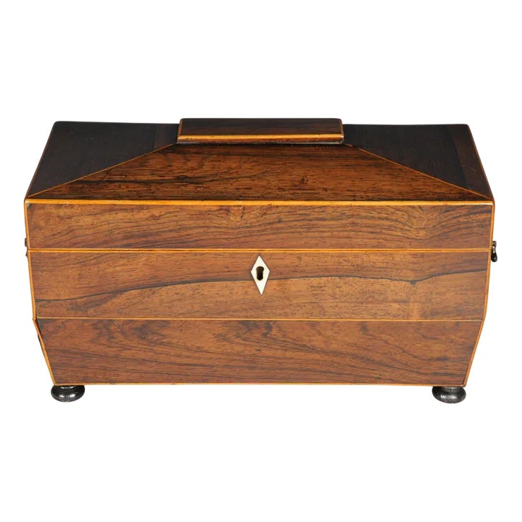 Antique English Regency Box, 1830s | Chairish