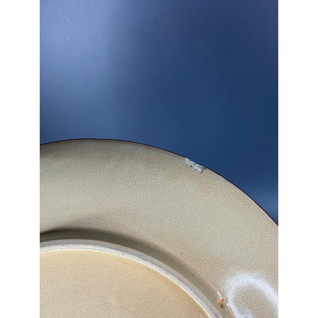 Japanese Meiji Satsuma Plate from Bunpō, 1868-1912 For Sale - Image 12 of 13