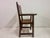 Vintage Spanish Walnut and Leather Armchair, 1950s For Sale - Image 10 of 16