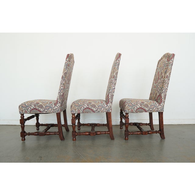 Vintage Henredon Jacobean Dining Chairs (Set of 6) For Sale - Image 9 of 18