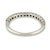 1960s Mid Century Diamond 14k White Gold Half Eternity Band, Size 7 For Sale In Los Angeles - Image 6 of 8