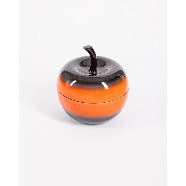 Apple-shaped ceramic container, designed by Ceramiche S.I.C., 1970s. I have official proof of authenticity such as vintage...