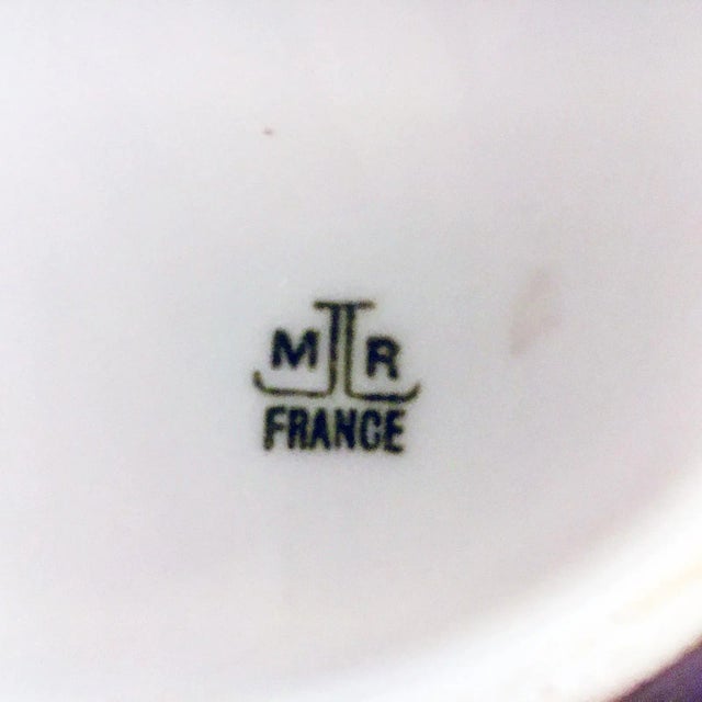 Late 19th Century Martial Redon Limoges Portrait of a Girl Cabinet Plate For Sale - Image 5 of 7