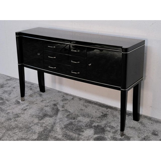 Small Sideboard on High Legs from De Coene Frères, 1940s For Sale - Image 6 of 9