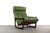 Brown Mid Century Modern Lounge Chair in Rosewood and Stressed Leather For Sale - Image 8 of 8