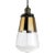 Sean Lavin By Visual Comfort Studio Waveform Mini-Pendant in Painted Aged Brass / Dark Weathered Zinc For Sale