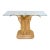 Vintage Regency Palm Leaf Console Table Attributed to Serge Roche For Sale