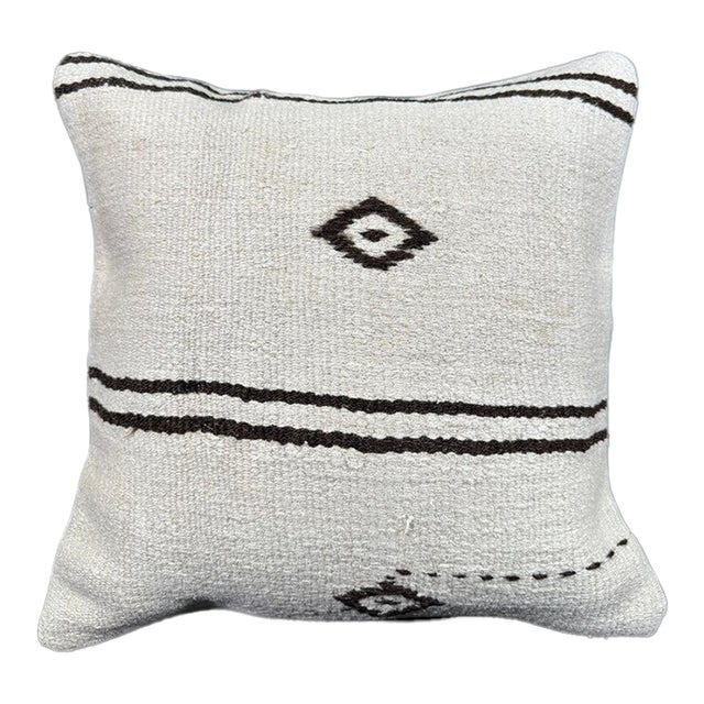 Turkish Hemp Pillow Cushion Natural Beige Brown Pillow Cushion Cover 20x20 For Sale