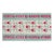 Sample - Schumacher Pica Bella Hand Blocked Tape in Magenta & Pistachio For Sale