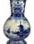 Antique hand-painted Delft Blue vase by Royal Delft / De Porceleyne Fles, made in Delft in 1916. The vase has a rounded...