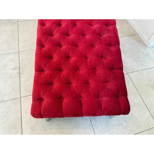 Vintage Chesterfield Chaise Lounge For Sale - Image 10 of 13