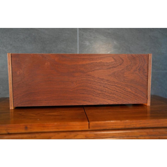 MCM Teak Desk Organizer Designed by by Georg Petersens for Pedersen and Hansen Made in Denmark. For Sale - Image 10 of 10