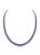 New 18k Gold Necklace With 36.80ct Blue Sapphire, Elegant Design For Sale - Image 10 of 10
