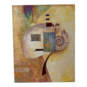 "Divine Equations" Oil Painting on Canvas