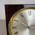 Modernist Wood and Brass Table or Wall Clock from Junghans, Germany, 1970s For Sale - Image 11 of 18