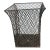 Vintage Square Metal Waste Basket, 1930’s - 1940’s For Sale
