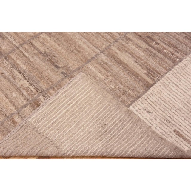 Early 21st Century Nazmiyal Collection Modern Handmade Wool Pile Area Rug For Sale - Image 5 of 5