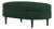 Olive Carlotta Ottoman by Ceraudo For Sale