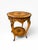 Wood Vintage Italian Marquetry Two-Tier Side Table With Drawer & Bronze Mounts For Sale - Image 7 of 14
