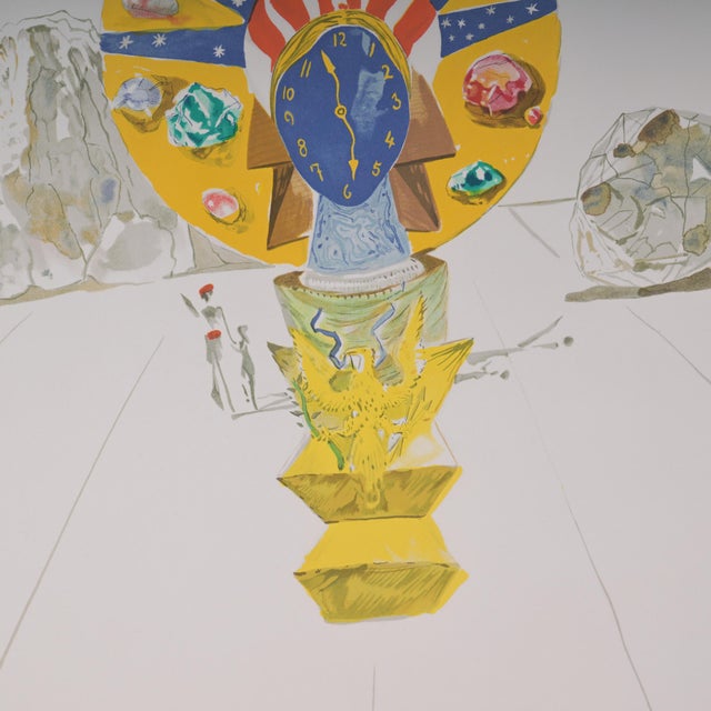 Salvador Dalí, American Clock, Print, Framed For Sale - Image 3 of 6