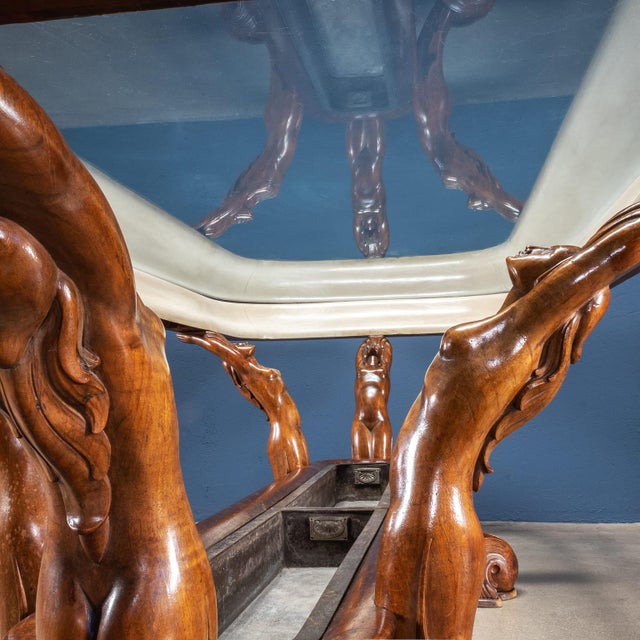 Sculptural Wood Table by Borsani Varedo For Sale - Image 5 of 9