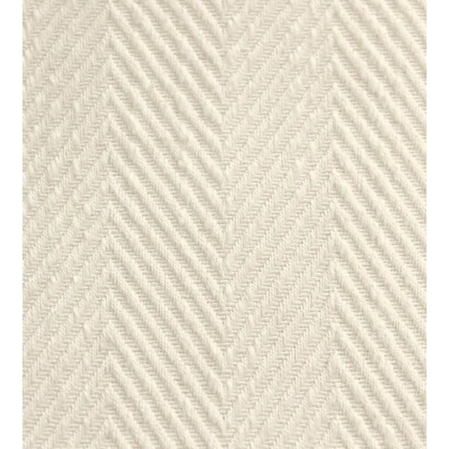 Sample - The House of Scalamandré Cambridge Fabric, Ivory For Sale