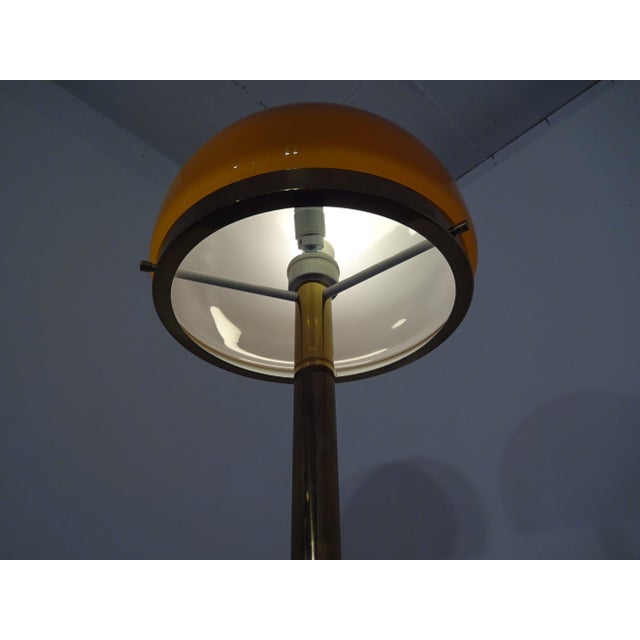 Mushroom Floor Lamp in Brass and Glass from Cosack, Germany, 1960s For Sale - Image 6 of 17