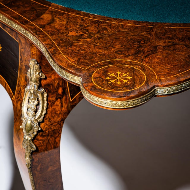 Napoleon III Games Table, France, Late 19th Century For Sale - Image 9 of 14