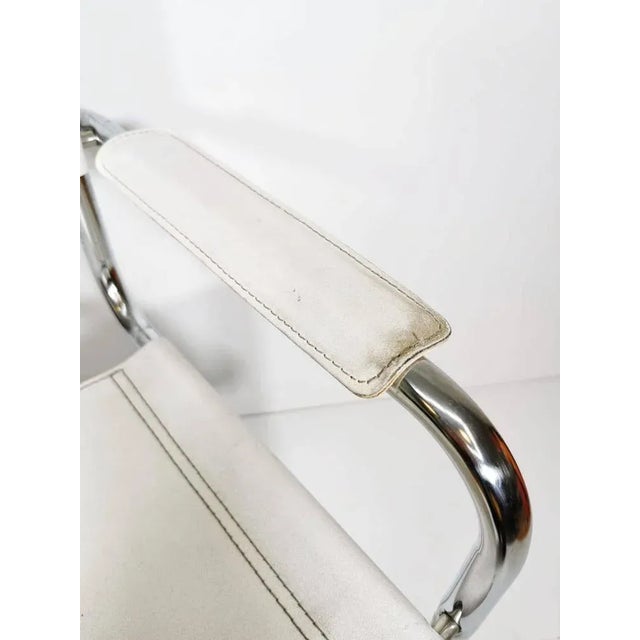 Metal Bauhaus Italian Model Studi Desk Chair by Mart Stam & Marcel Breuer, 1970s For Sale - Image 7 of 11