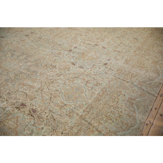 Traditional Vintage Distressed Kerman Carpet - 9'8" x 16'11" For Sale - Image 3 of 15