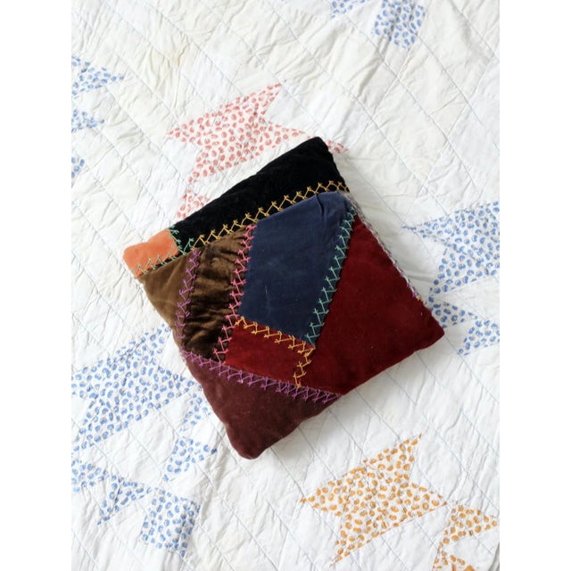Antique Crazy Quilt Throw Pillow Chairish