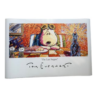 Tom Everhart, the Last Supper Snoopy, Printed in the Netherlands For Sale