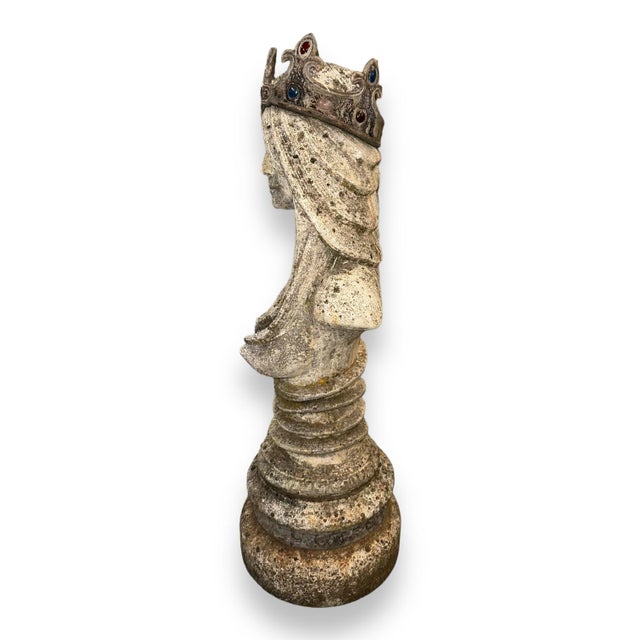 1980s Vintage Bust of Guinevere For Sale - Image 5 of 6