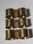 Textured Brass Napkin Rings, 1960, Set of 6 For Sale - Image 4 of 5