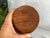 Brown Decorative Hand Turned Wooden Box With Lid For Sale - Image 8 of 12